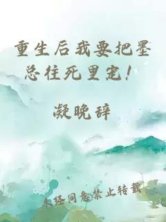 重生后我要把墨总往死里宠！
